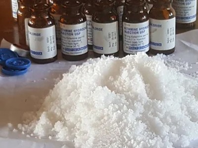 Real Ketamine powder and vials