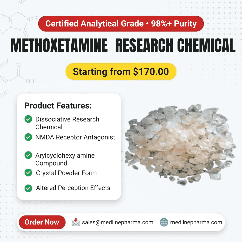 Inside Dissociation of Methoxetamine Crystal