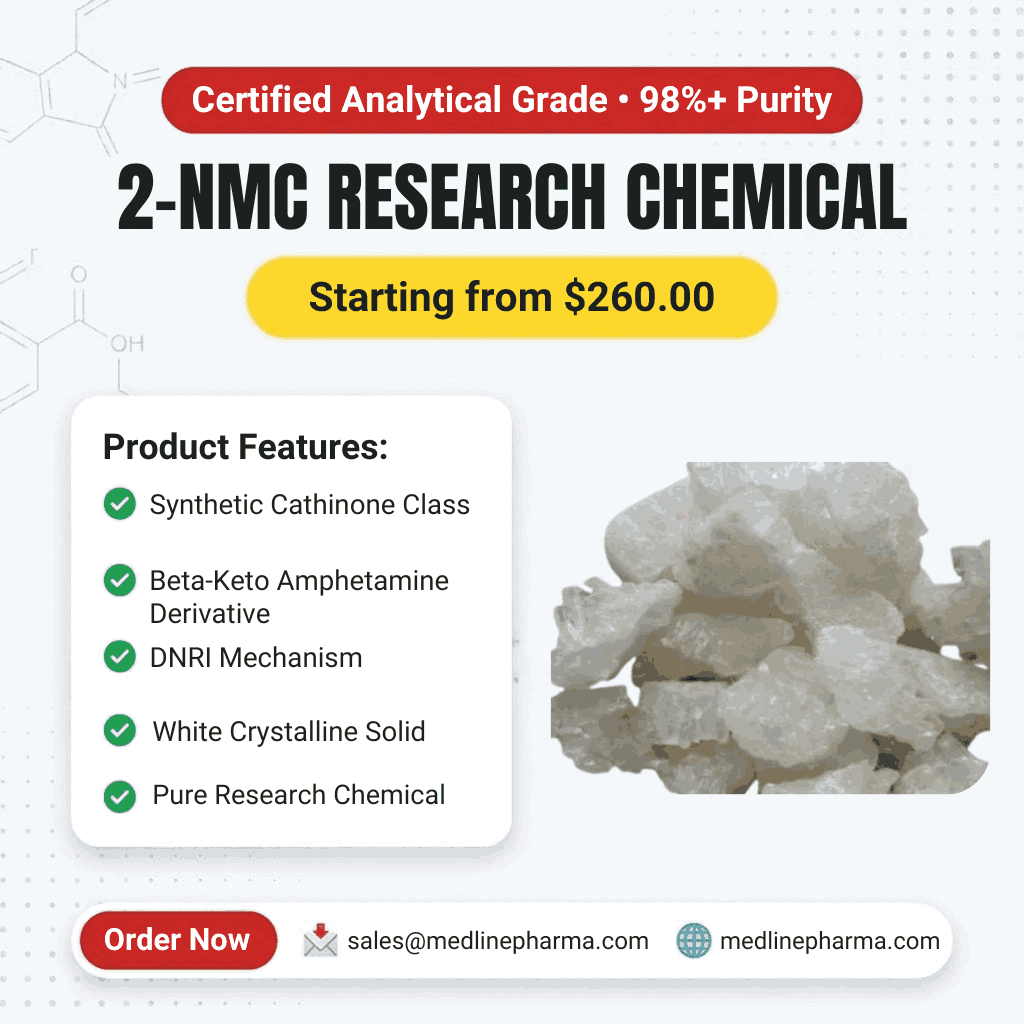 Substituted Cathinone Derivative 2-NMC CRYSTAL