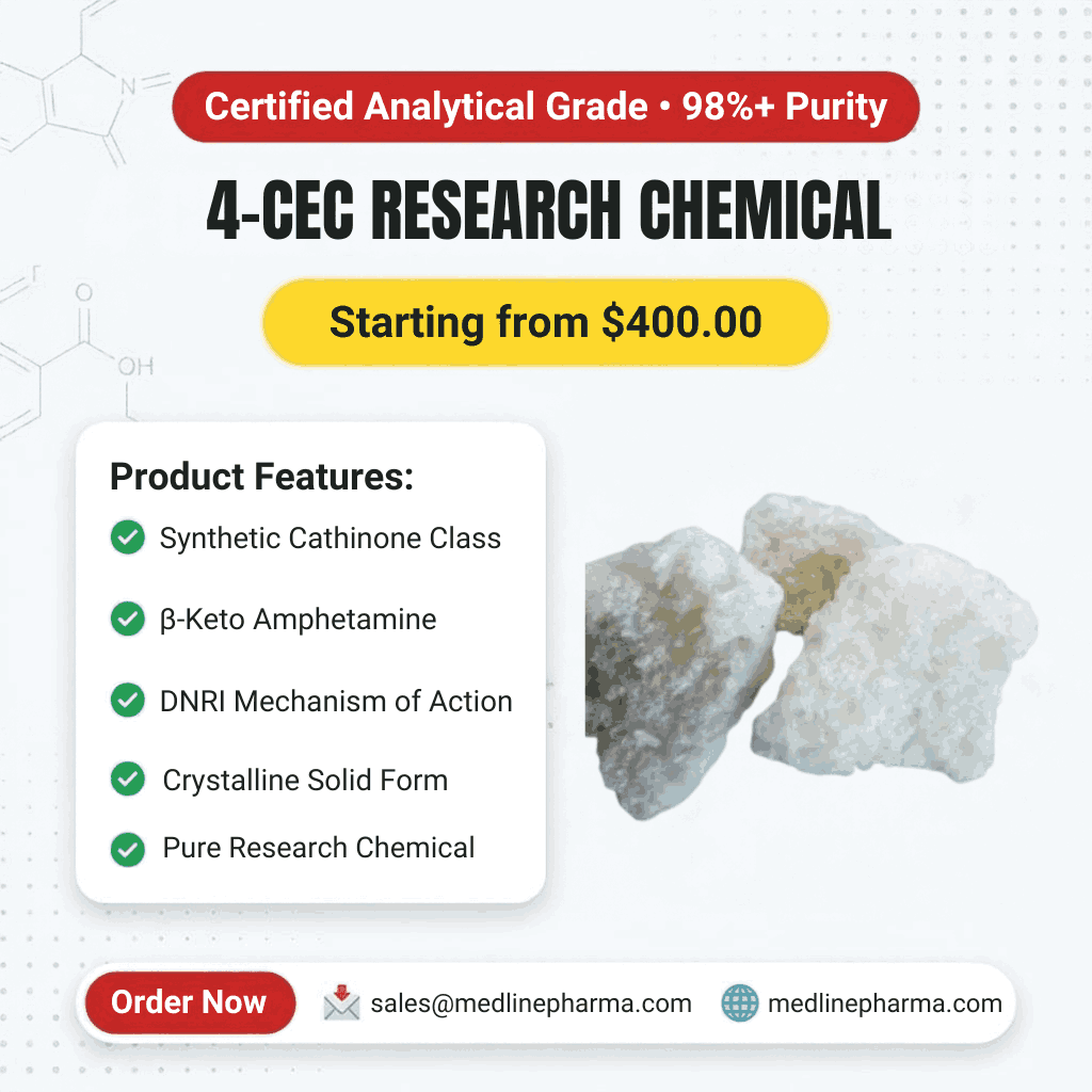 Substituted Cathinone Stimulant 4-CEC Crystals