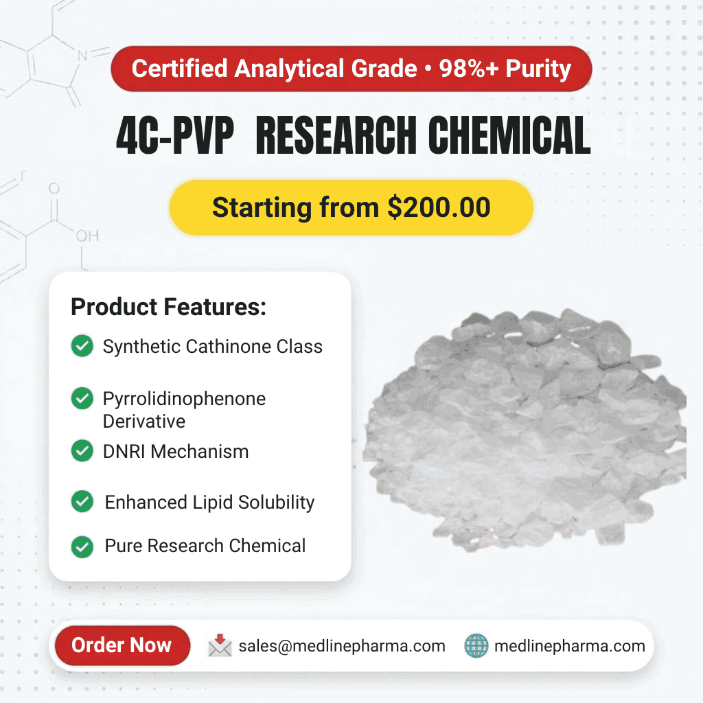 Novel Pyrrolidinophenone Stimulant 4C-PVP Crystal