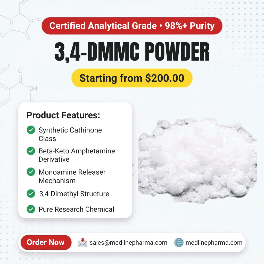 3,4-DMMC Powder – A Synthetic Cathinone