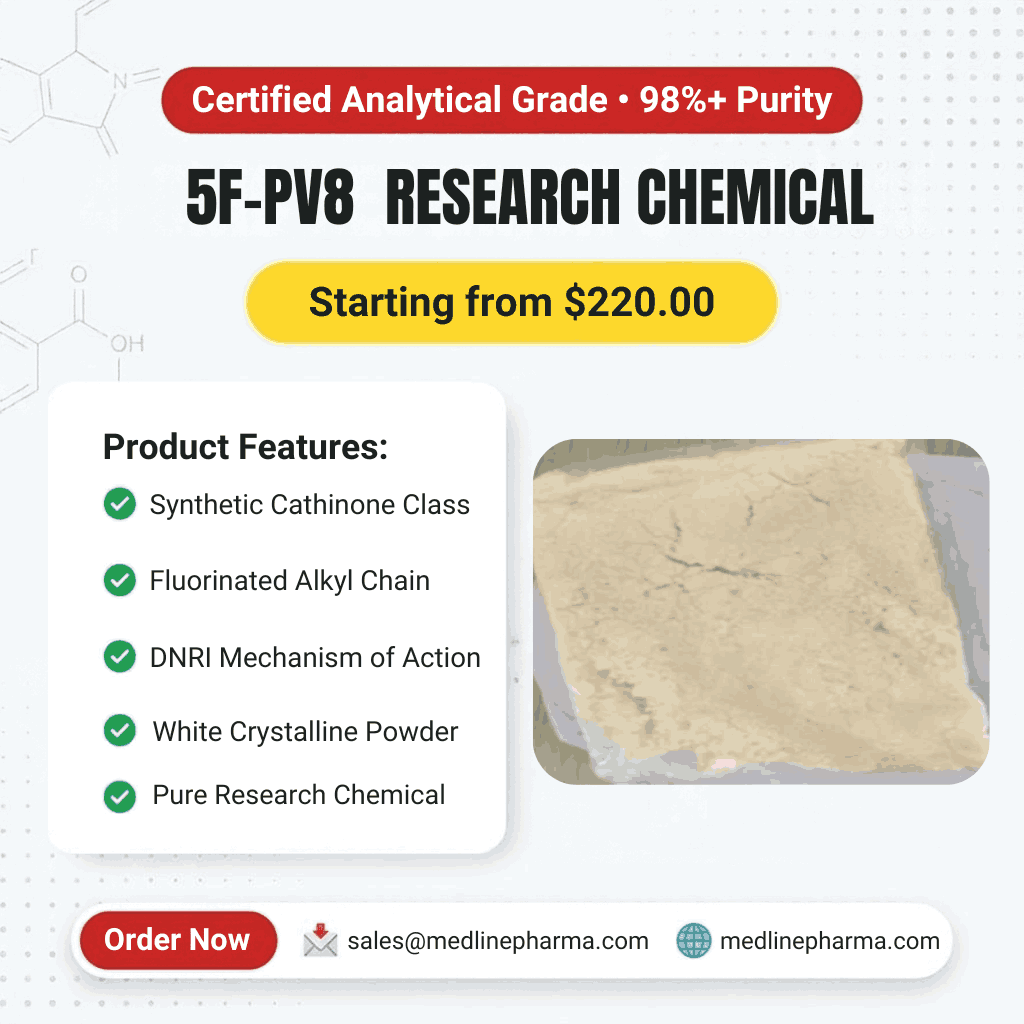 Synthetic Cathinone Derivative 5F-PV8 Powder