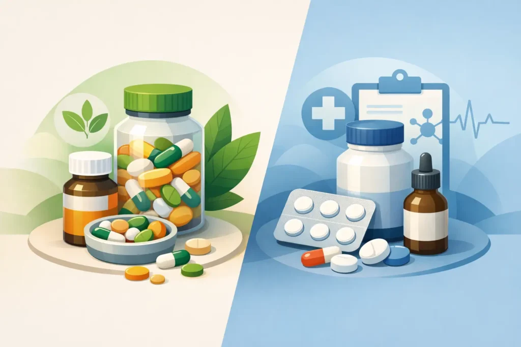 Supplements Versus Medications Guide